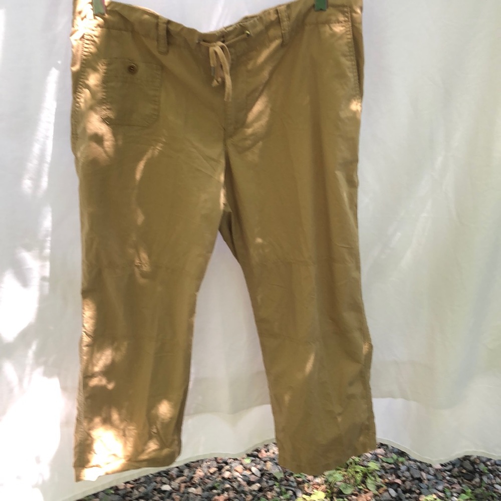 26” inseam, Polo,  size 12 , 100-% cotton pant. 9” with leg.